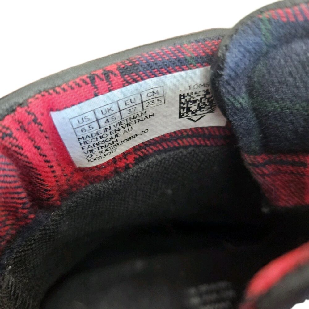 Toms Summit Combat Style Boot Lace Up Chunky Heel Womens Size 6.5 Hiking Boots - Picture 7 of 8